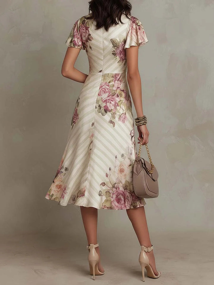 Síofra – Vintage Floral Midi Dress