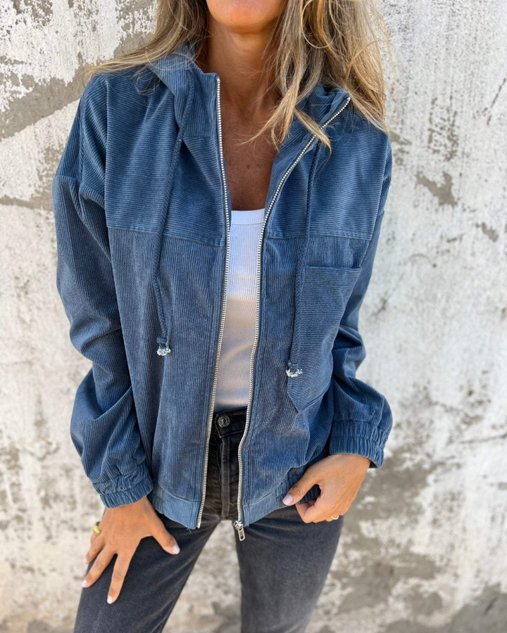 Ella – Corduroy Zip Jacket