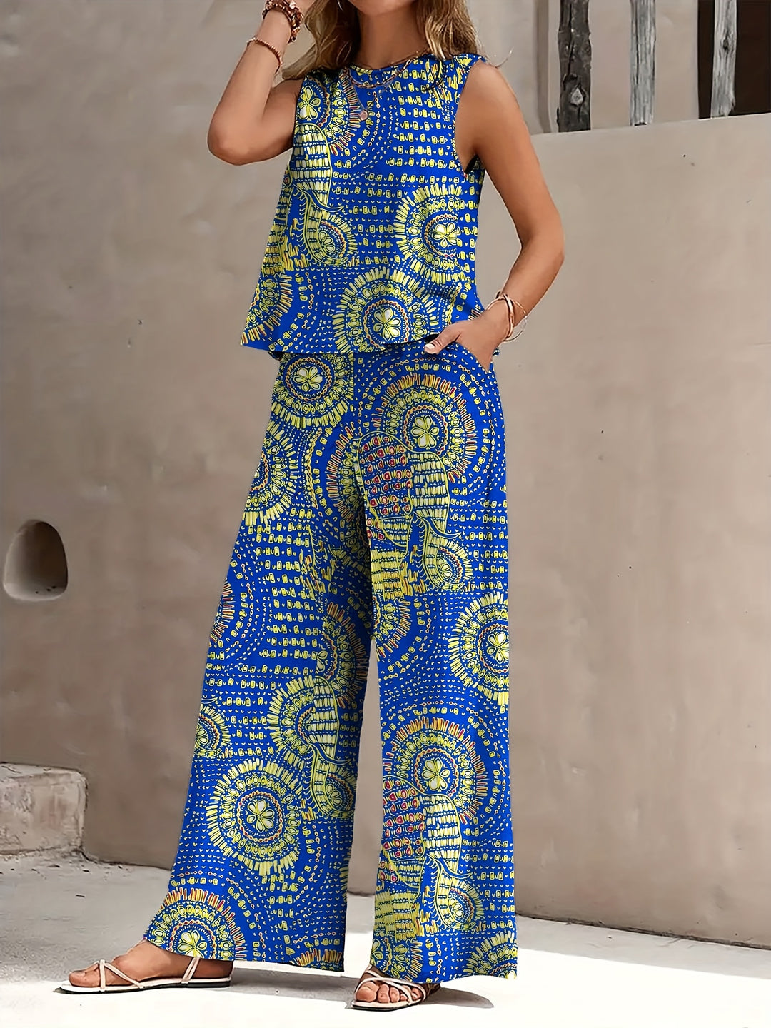 Rosa - Sleeveless Trouser Suit