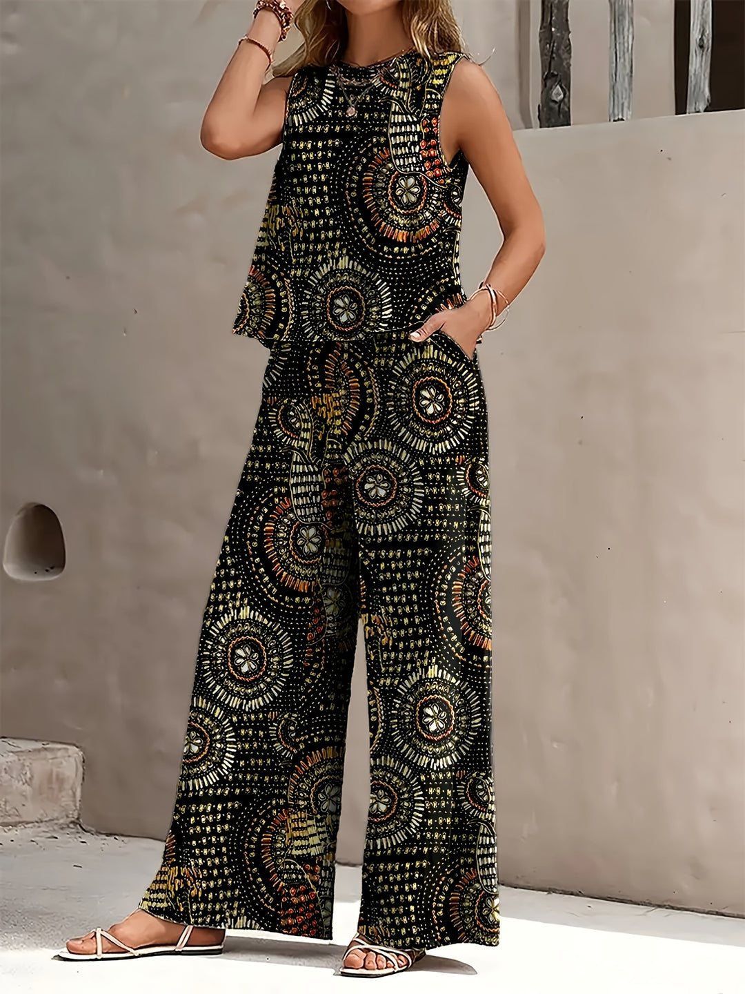 Rosa - Sleeveless Trouser Suit