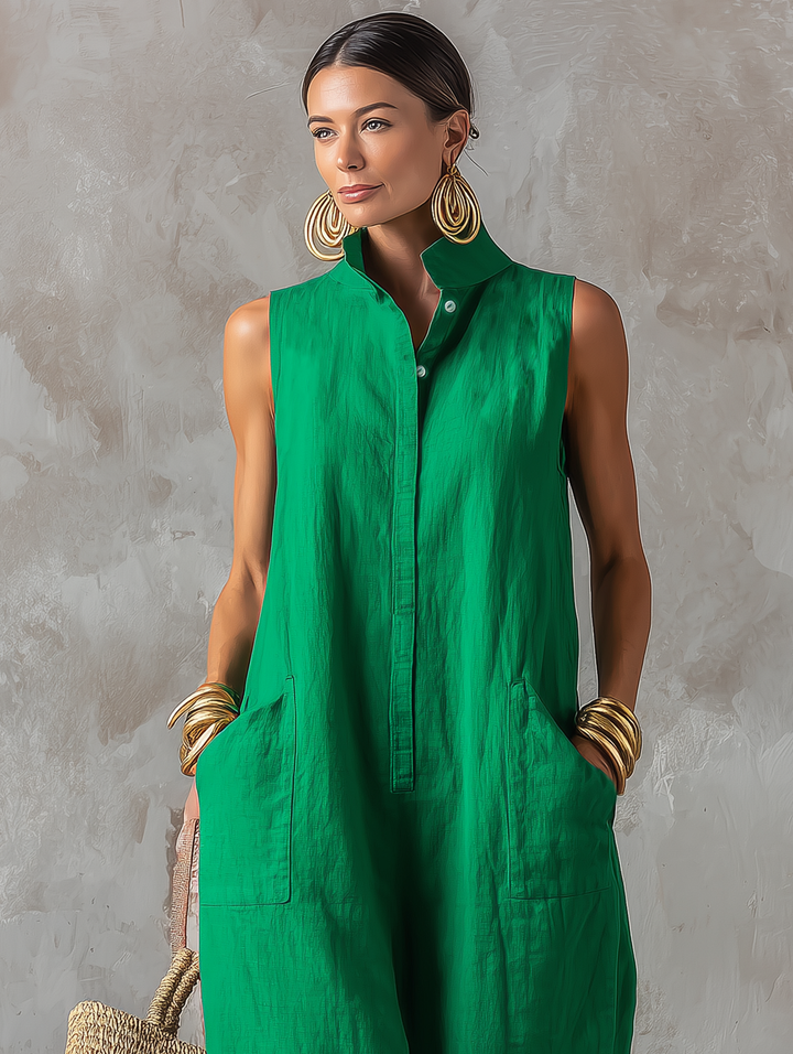 Jenna – Minimalist Sleeveless Jumpsuit