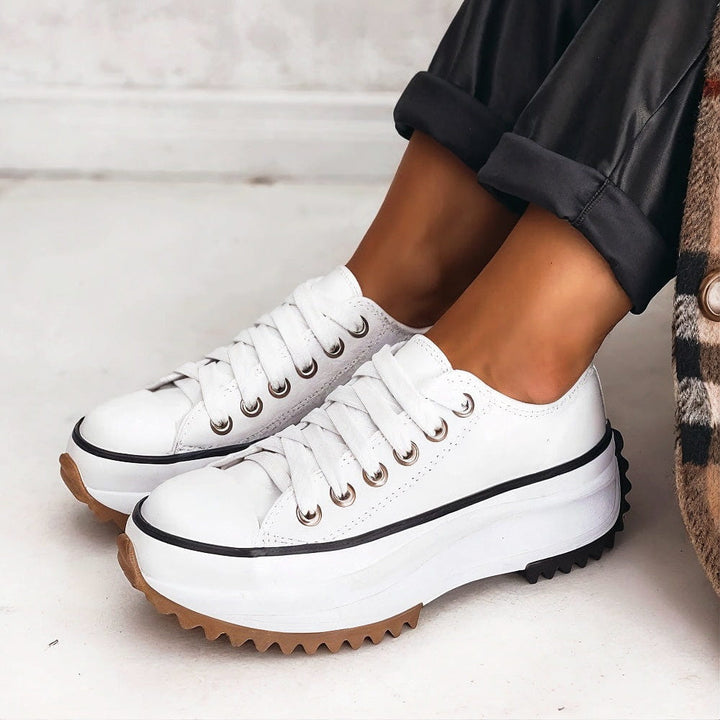 Mia - Canvas Lace-Up Sneaker