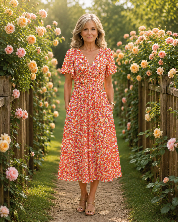 Alice - Floral A-Line Summer Dress