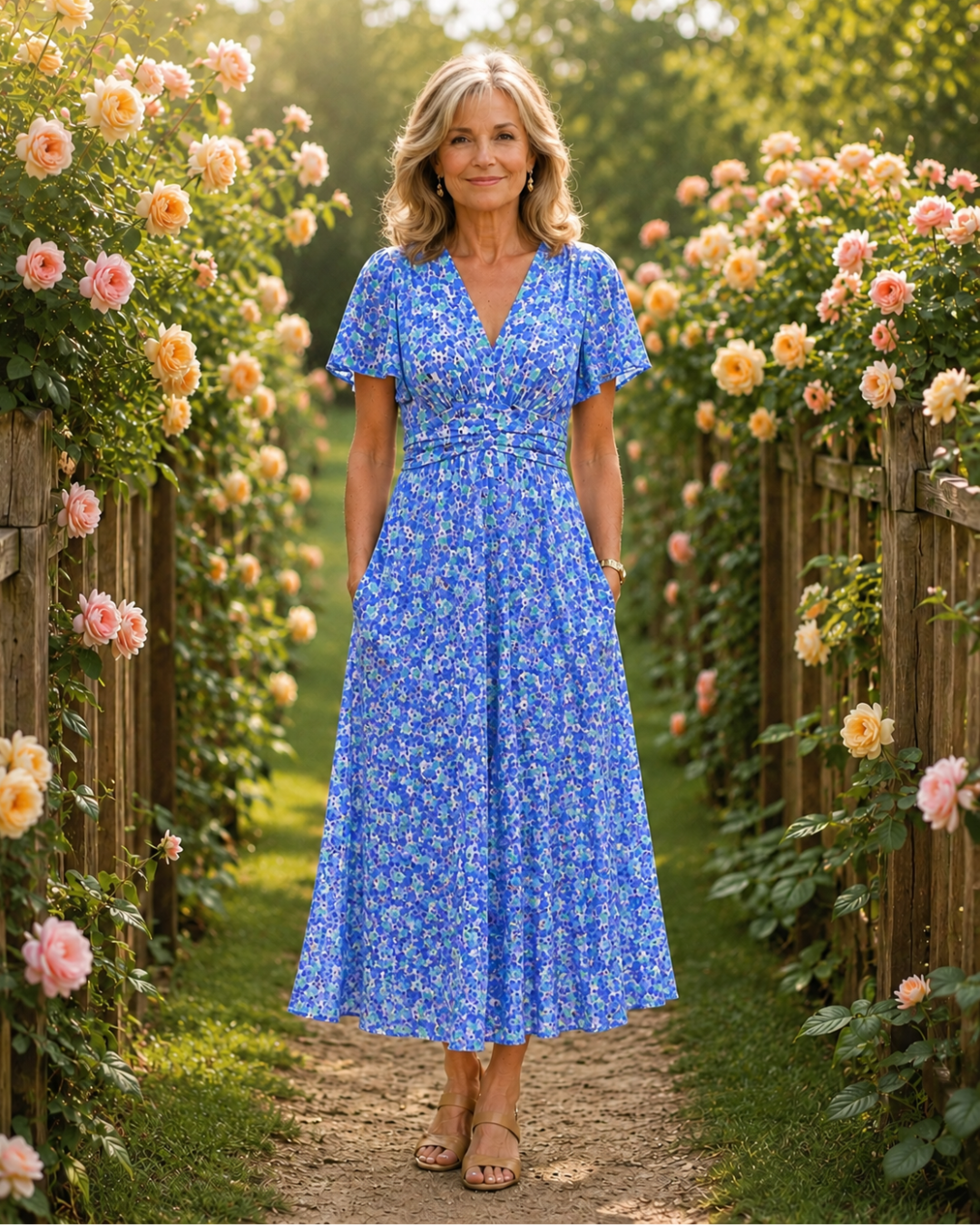 Alice - Floral A-Line Summer Dress