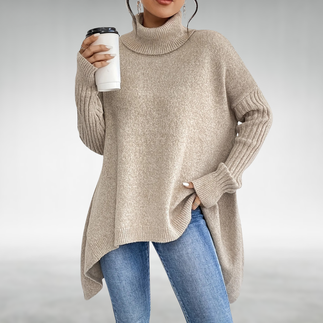 Valentina – High-Neck Pullover Top