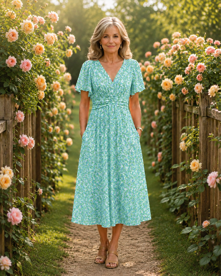 Alice - Floral A-Line Summer Dress