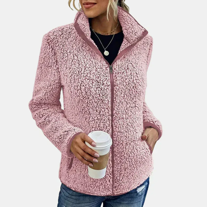 Xara – Cotton-Wool Zip Cardigan