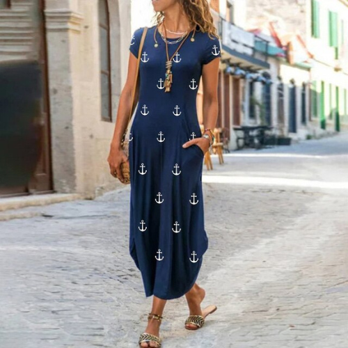 Caroline - Floral Off-Shoulder Maxi Dress