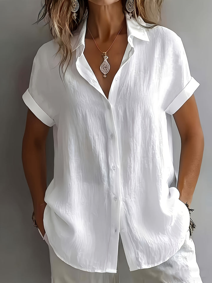 Fionnuala - Button Shirt Top