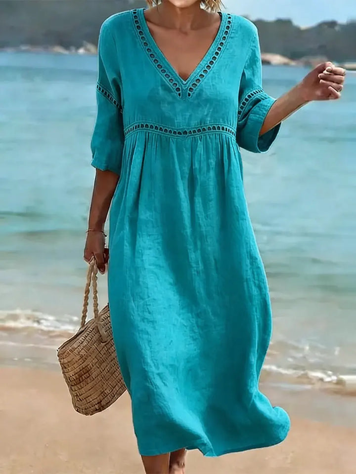 Blossom – Embroidered Maxi Dress