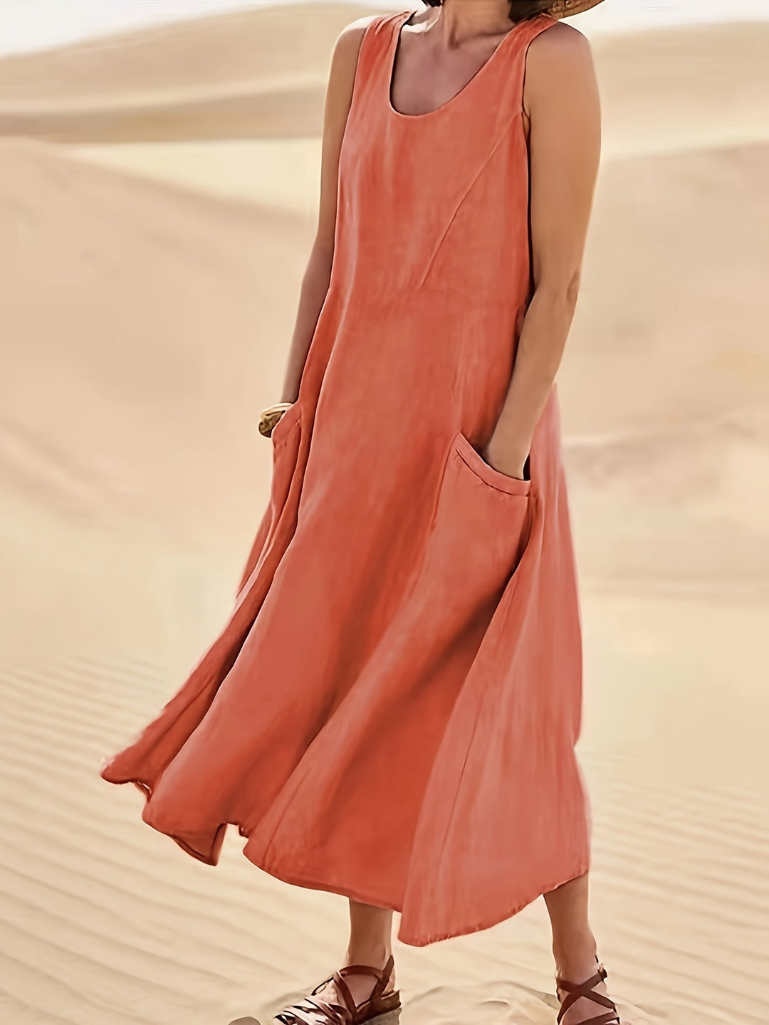 Niamh - Vintage A-Line Maxi Dress