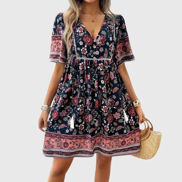 Solé V-neck Dress