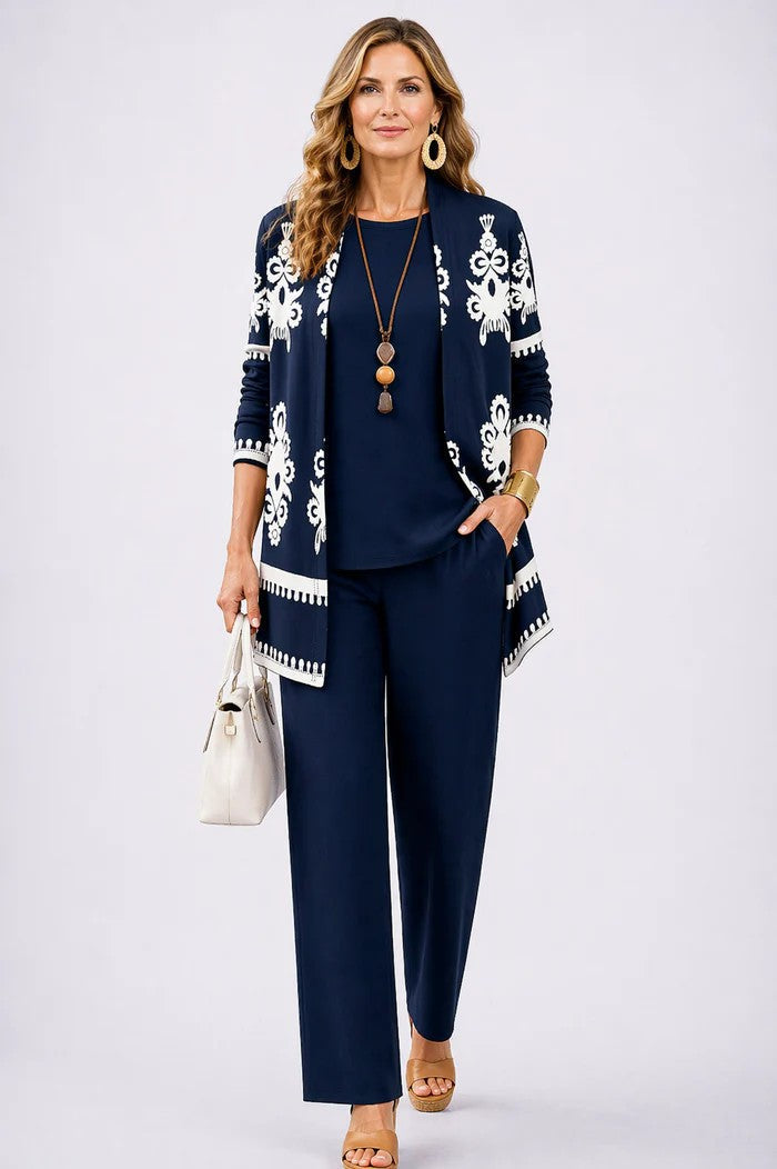 Lily - Three-Piece Shirt, Vest & Trouser Set