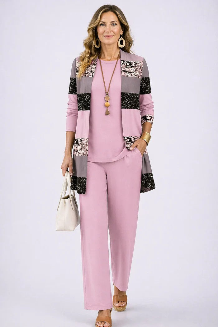Lily - Three-Piece Shirt, Vest & Trouser Set