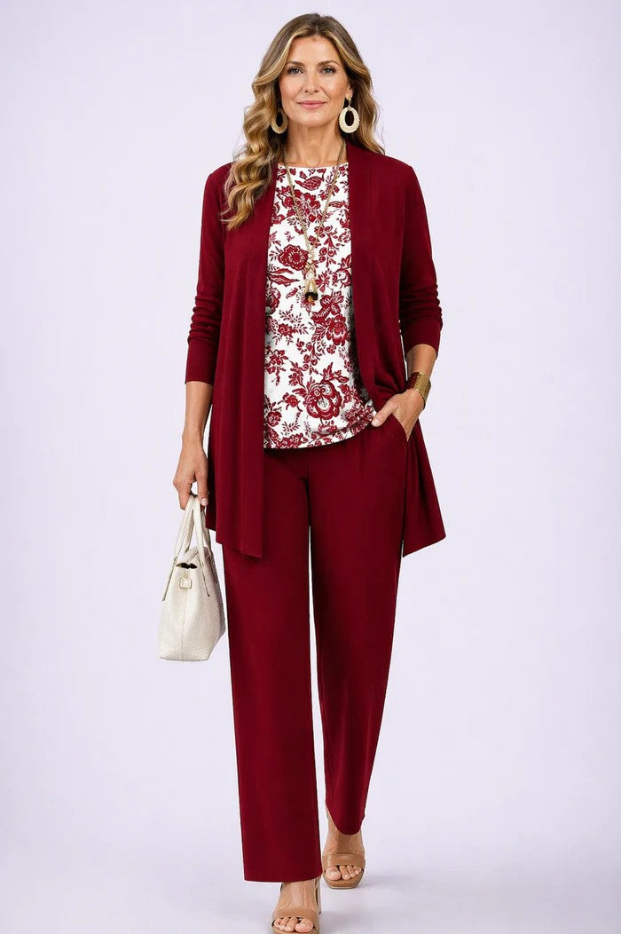 Lily - Three-Piece Shirt, Vest & Trouser Set