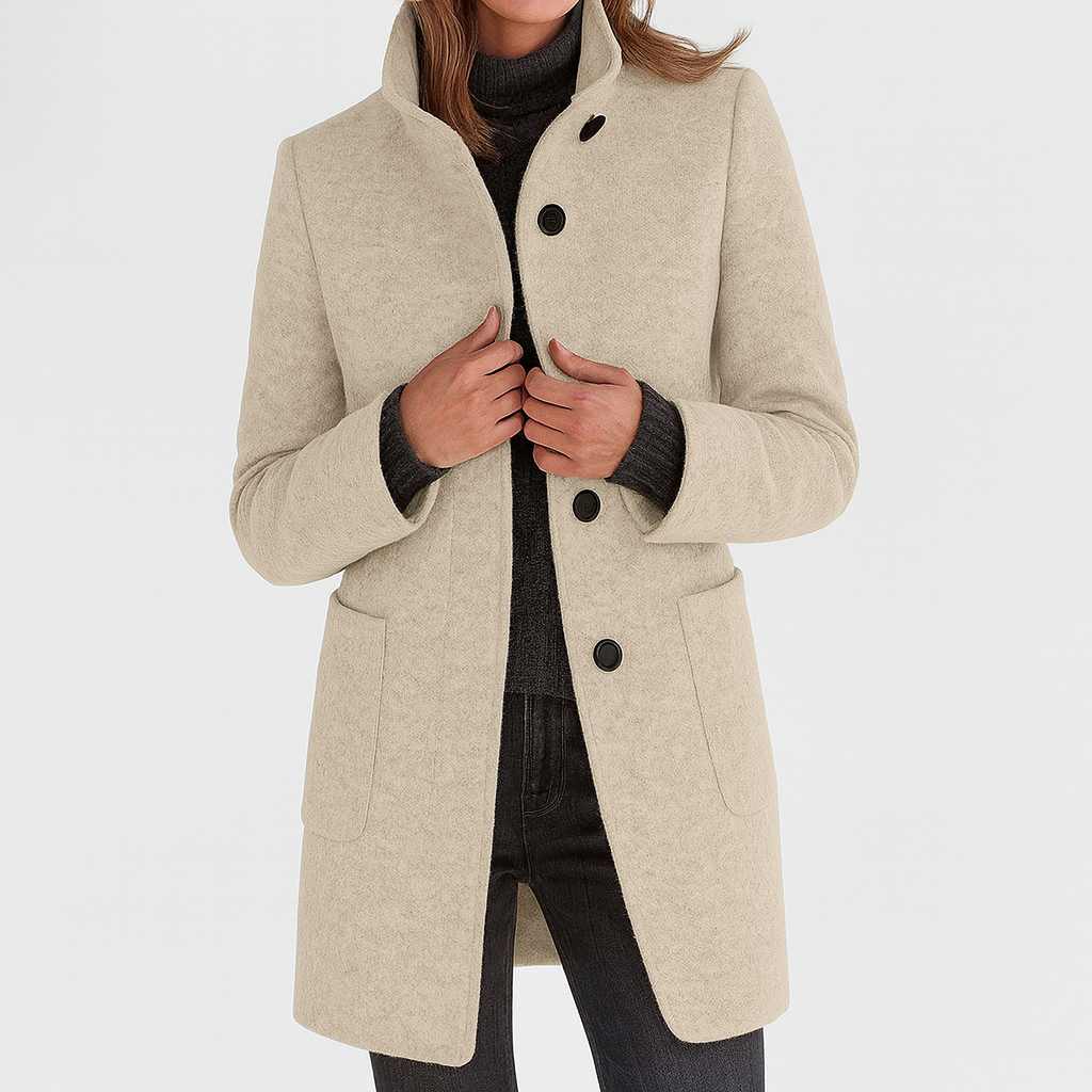 Aria – Stand Collar Relaxed Jacket