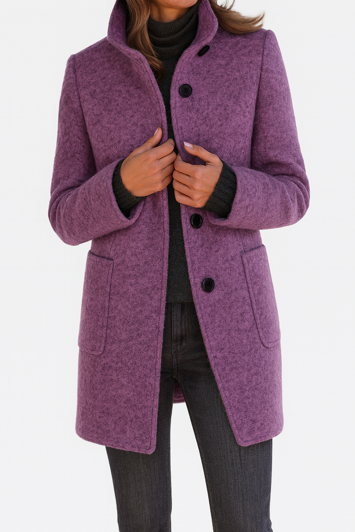 Aria – Stand Collar Relaxed Jacket