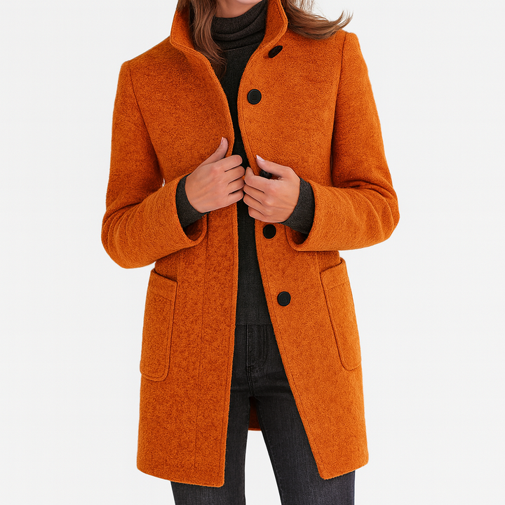 Aria – Stand Collar Relaxed Jacket