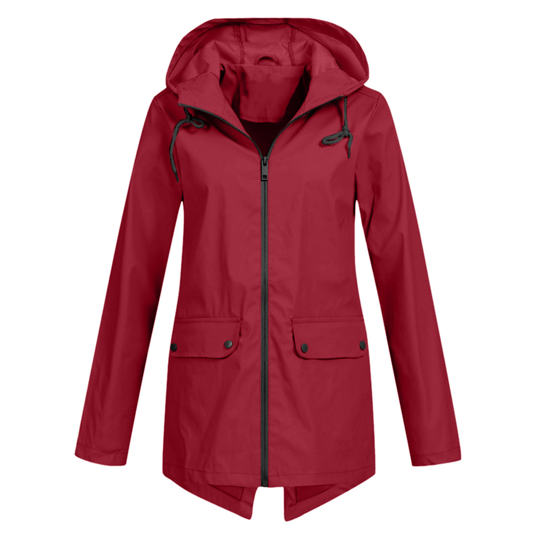 Francine – Women's Hooded Longline Raincoat