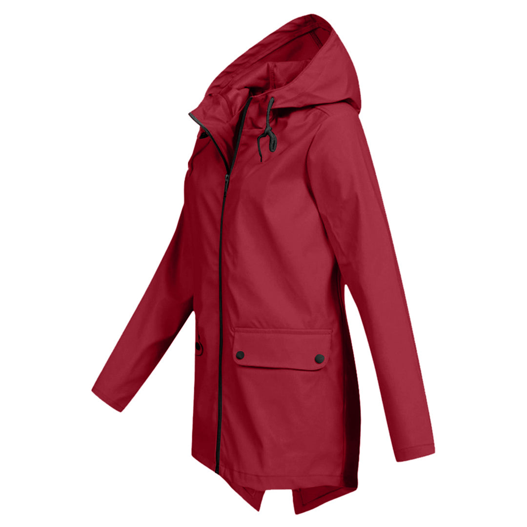 Francine – Women's Hooded Longline Raincoat