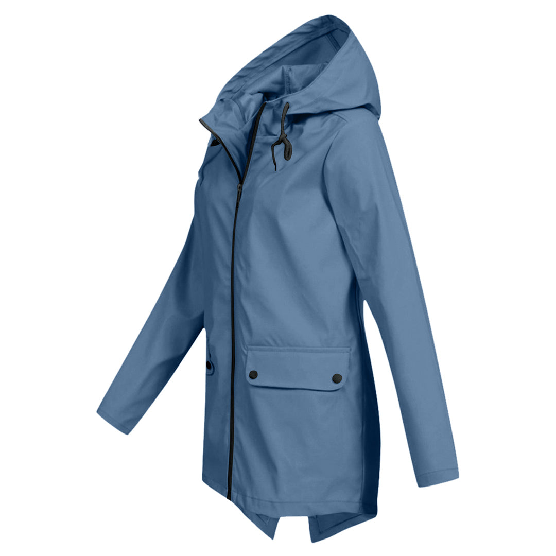 Francine – Women's Hooded Longline Raincoat