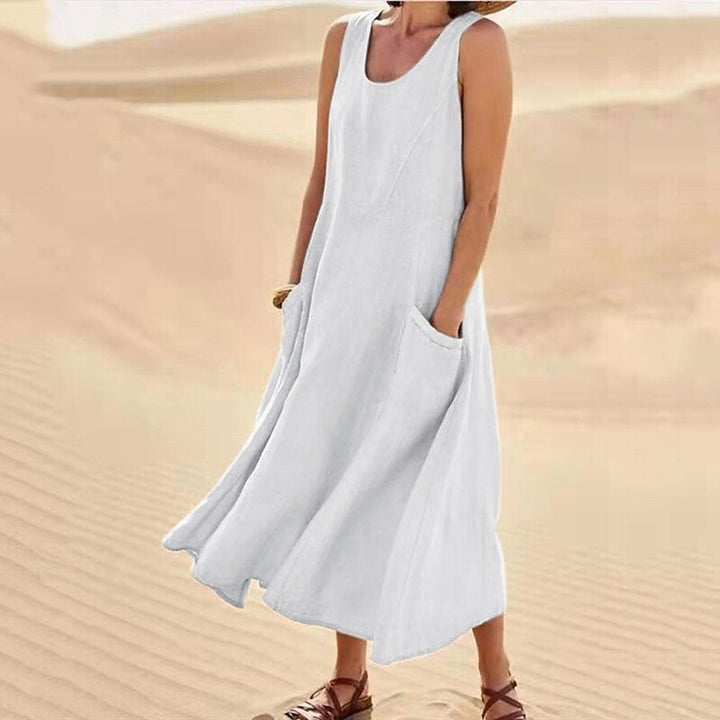 Niamh - Vintage A-Line Maxi Dress