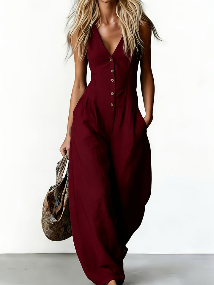 Anna – Elegant Flowing Jumpsuit