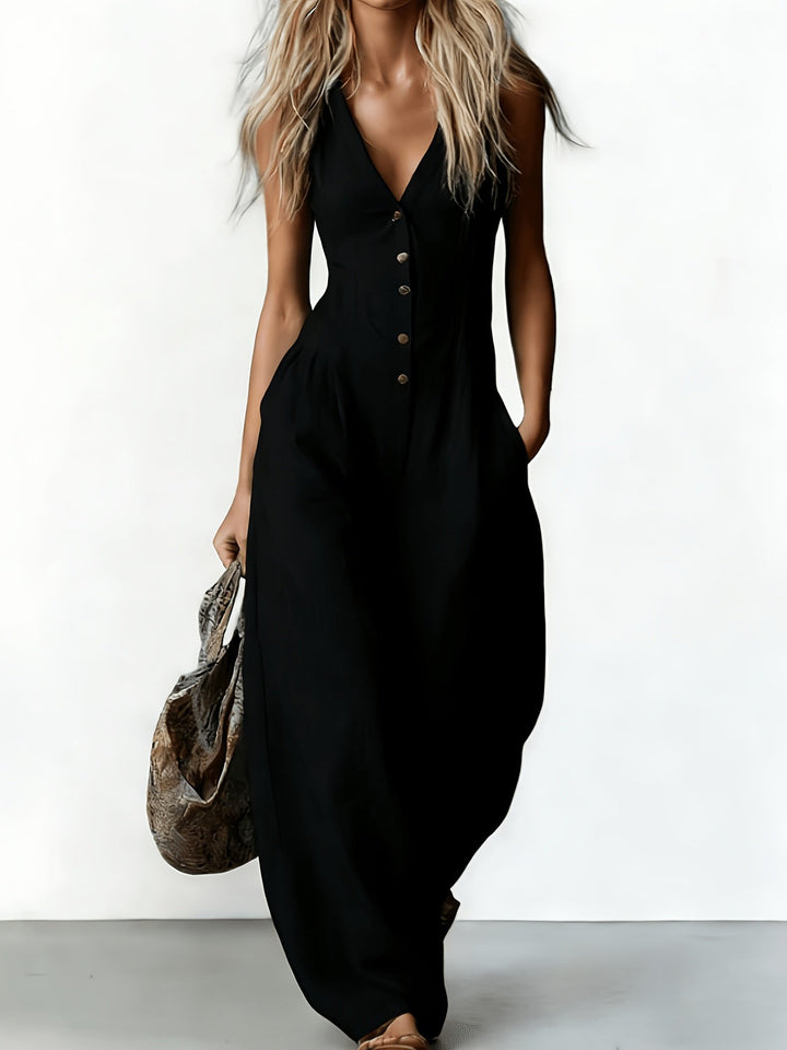 Anna – Elegant Flowing Jumpsuit