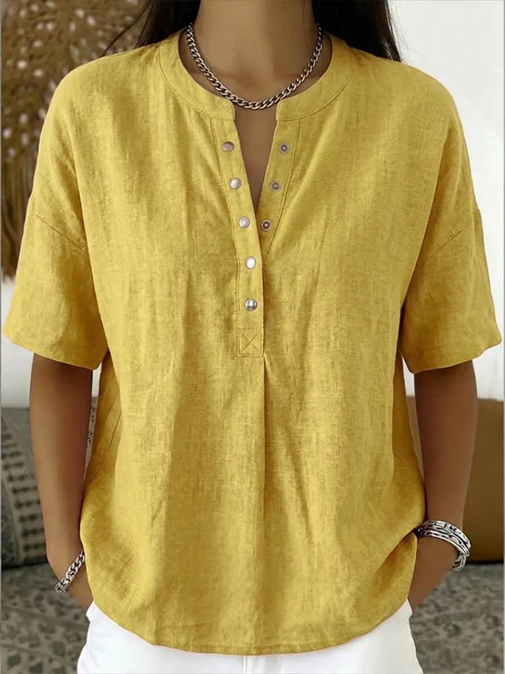 Vera – V-Neck Pullover Top