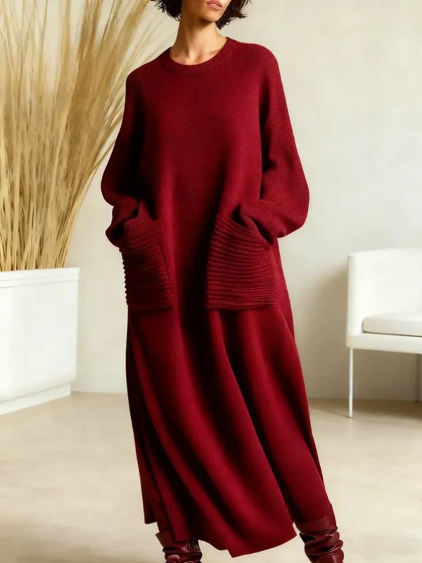 Isla – Flutter Sleeve Colour-Block Dress