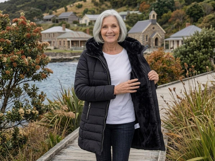 Nova – Hooded Check Puffer Jacket