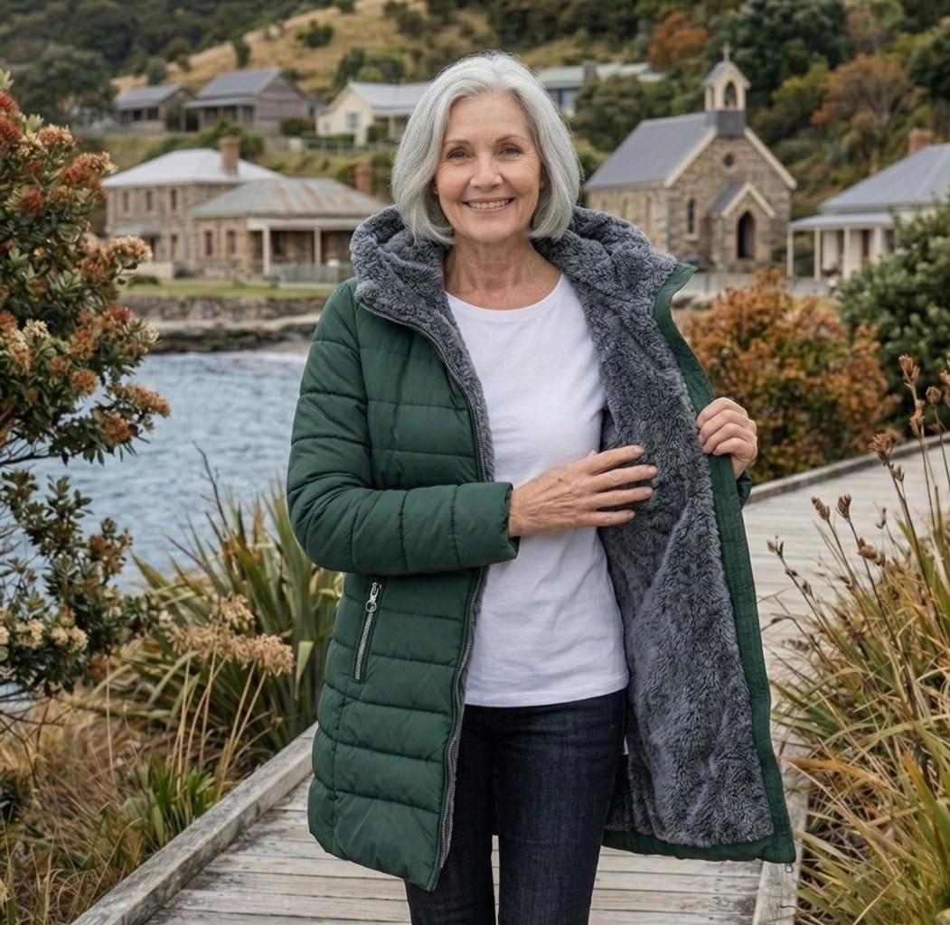 Nova – Hooded Check Puffer Jacket