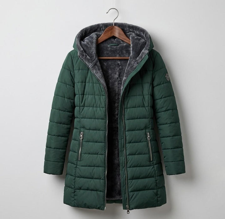 Nova – Hooded Check Puffer Jacket