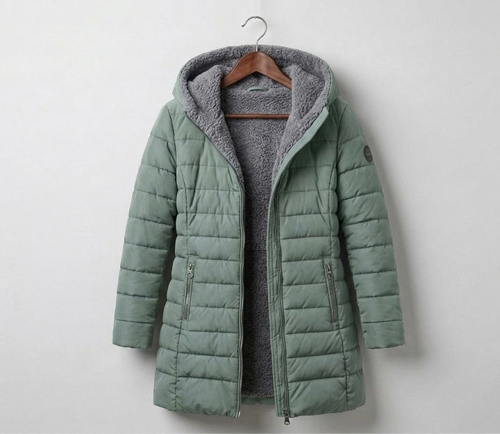 Nova – Hooded Check Puffer Jacket