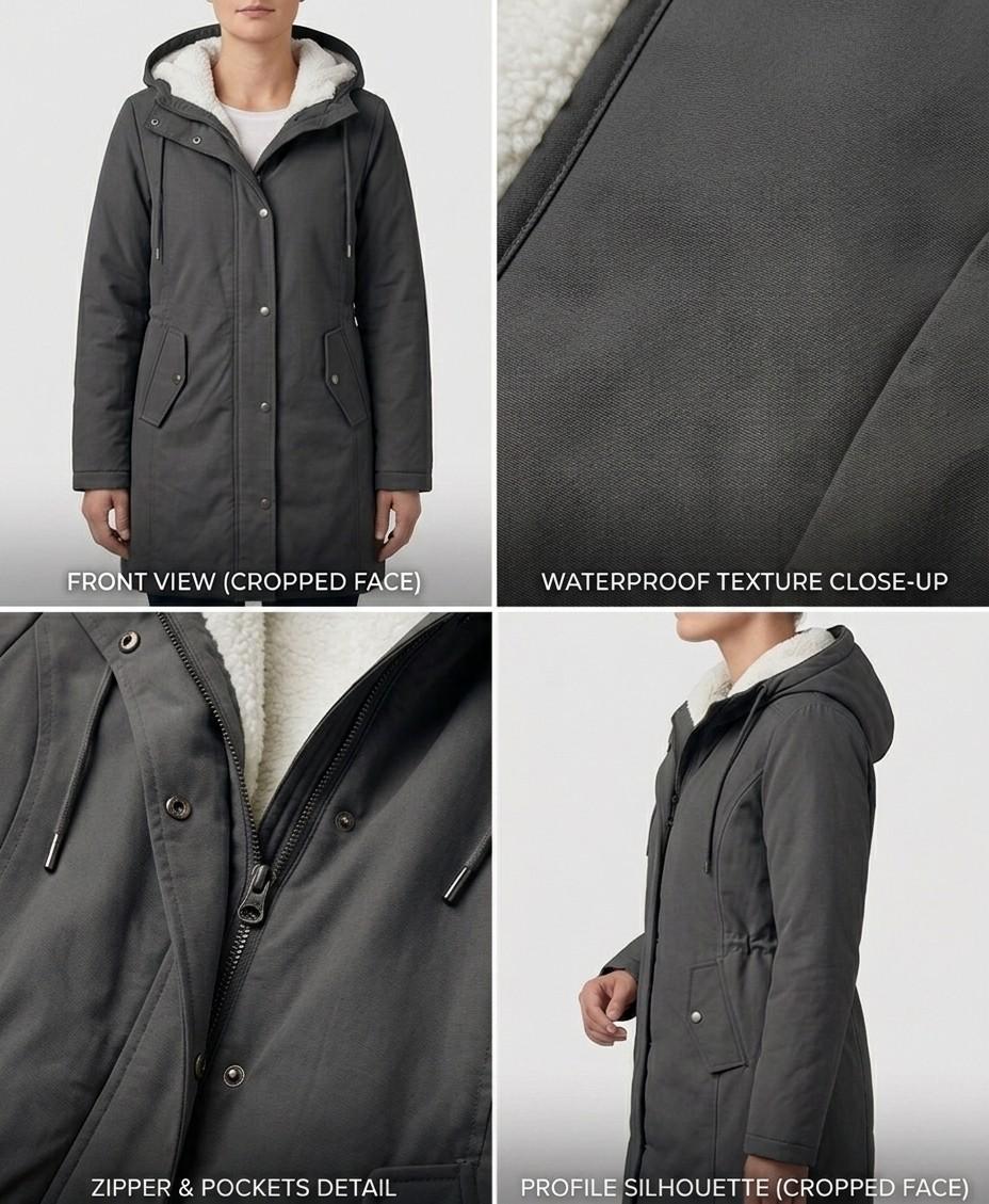Cleo – Fleece-Lined Zip Hoodie