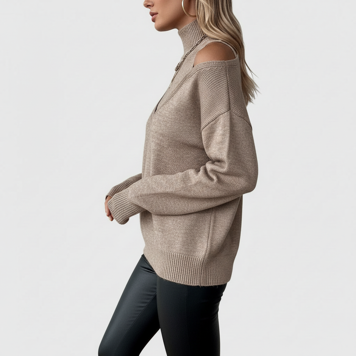 Élise Layered Knit Sweater