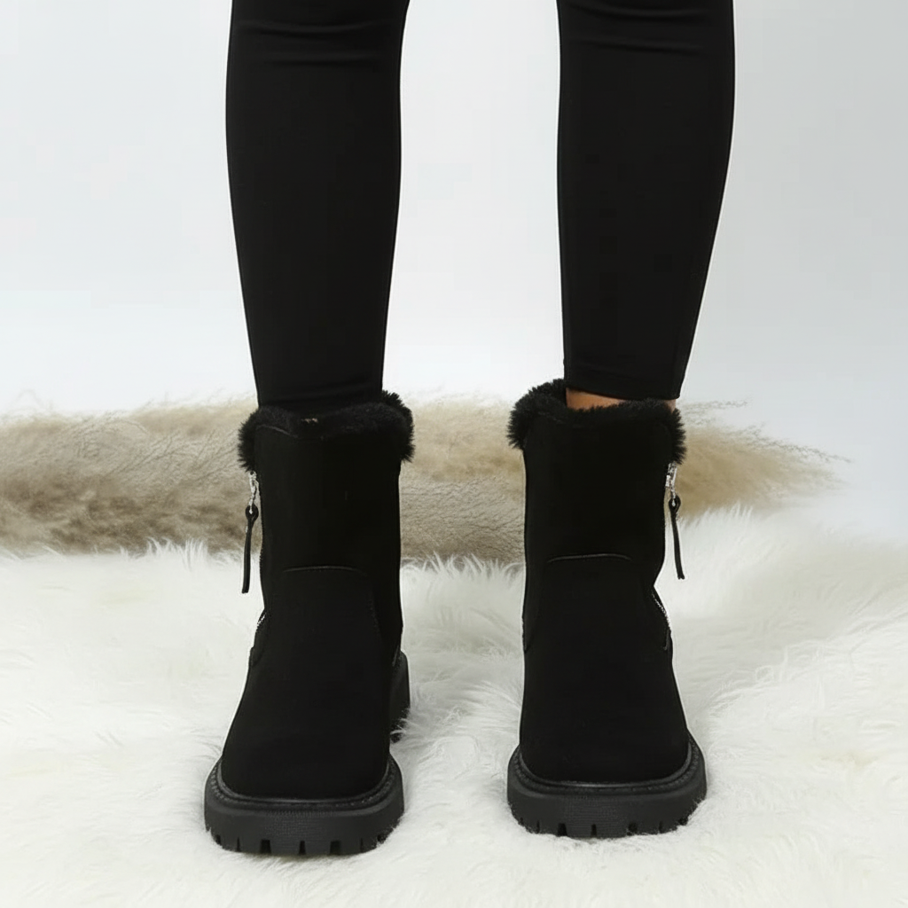 Freya Fur-Zip Boots
