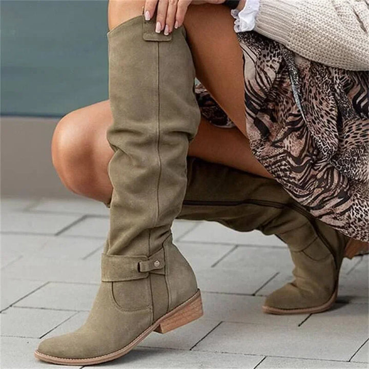 Siobhán - Knee-High Block Heel Boots