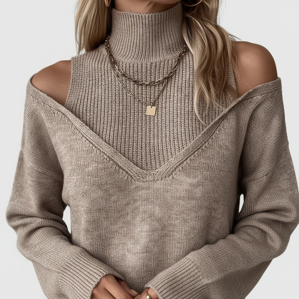 Élise Layered Knit Sweater