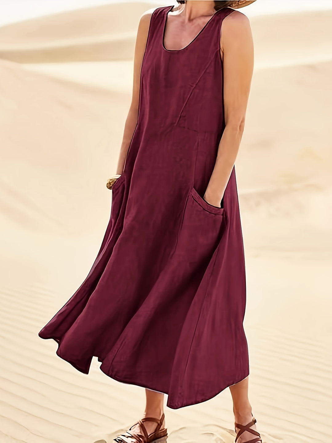 Niamh - Vintage A-Line Maxi Dress