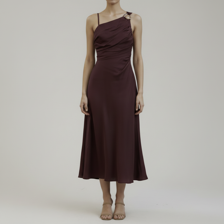 Bordeaux Strap Dress