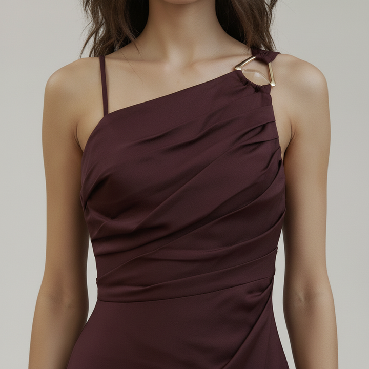 Bordeaux Strap Dress