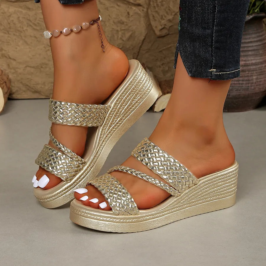 Karin - Platform Wedge Sandal