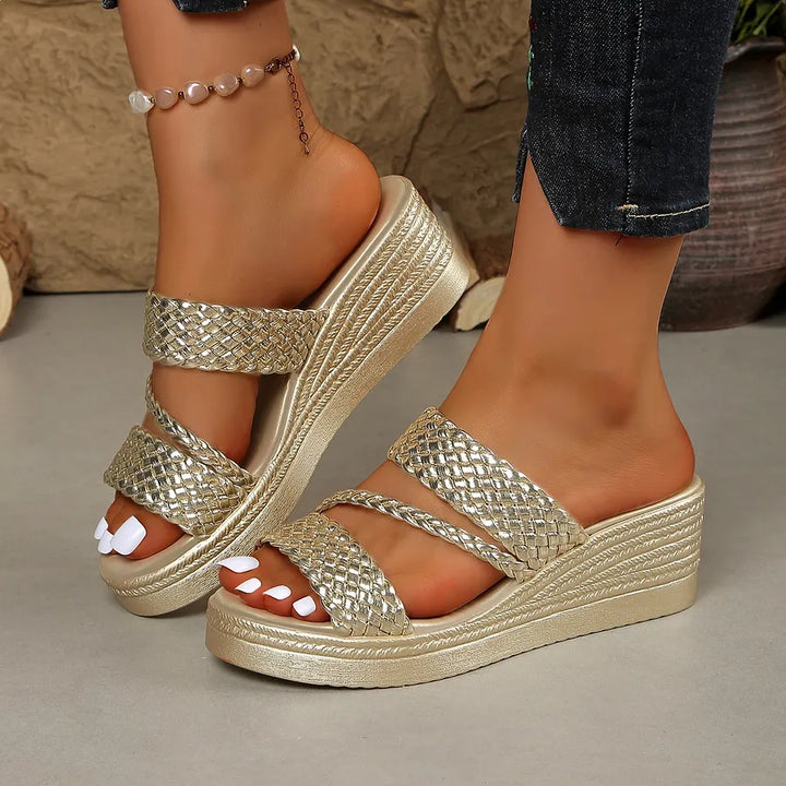 Karin - Platform Wedge Sandal