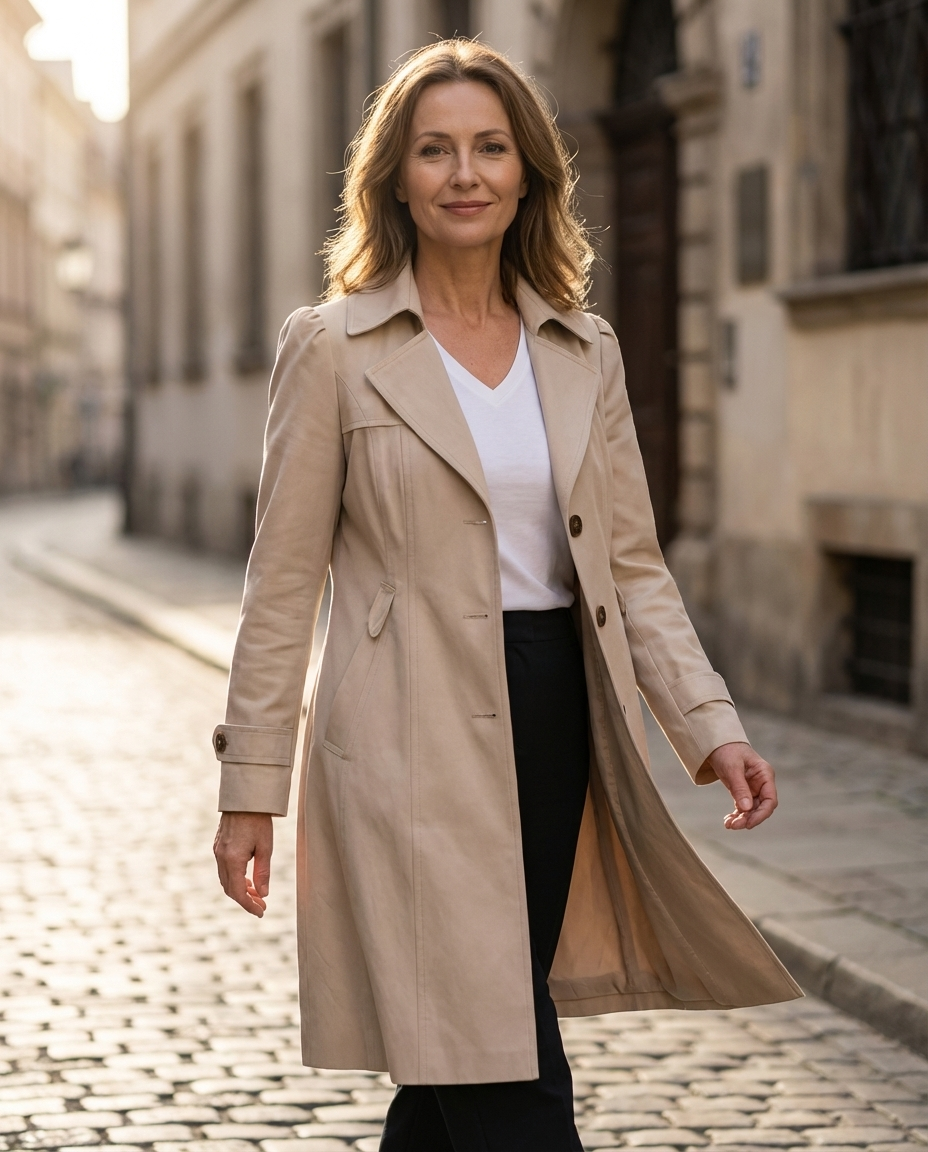 Jenna - Elegant Vintage Summer Coat