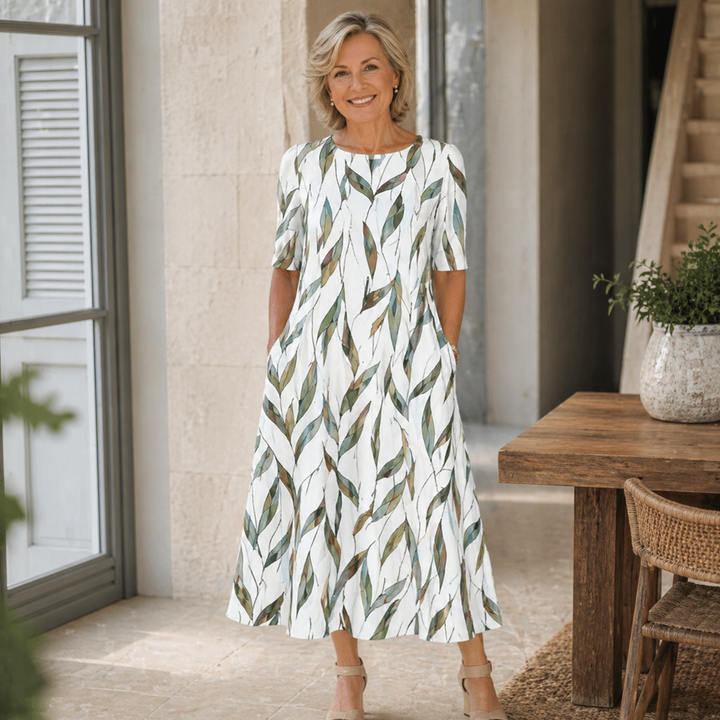 Sarah - Floral Midi Dress