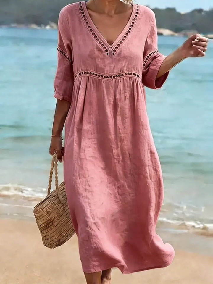 Blossom – Embroidered Maxi Dress