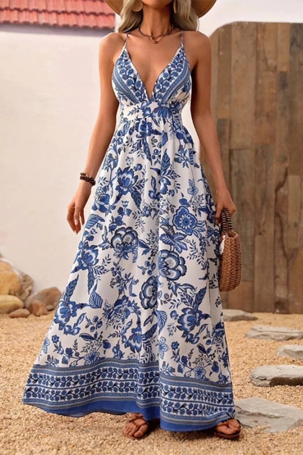 Vanessa - Floral A-Line Maxi Dress