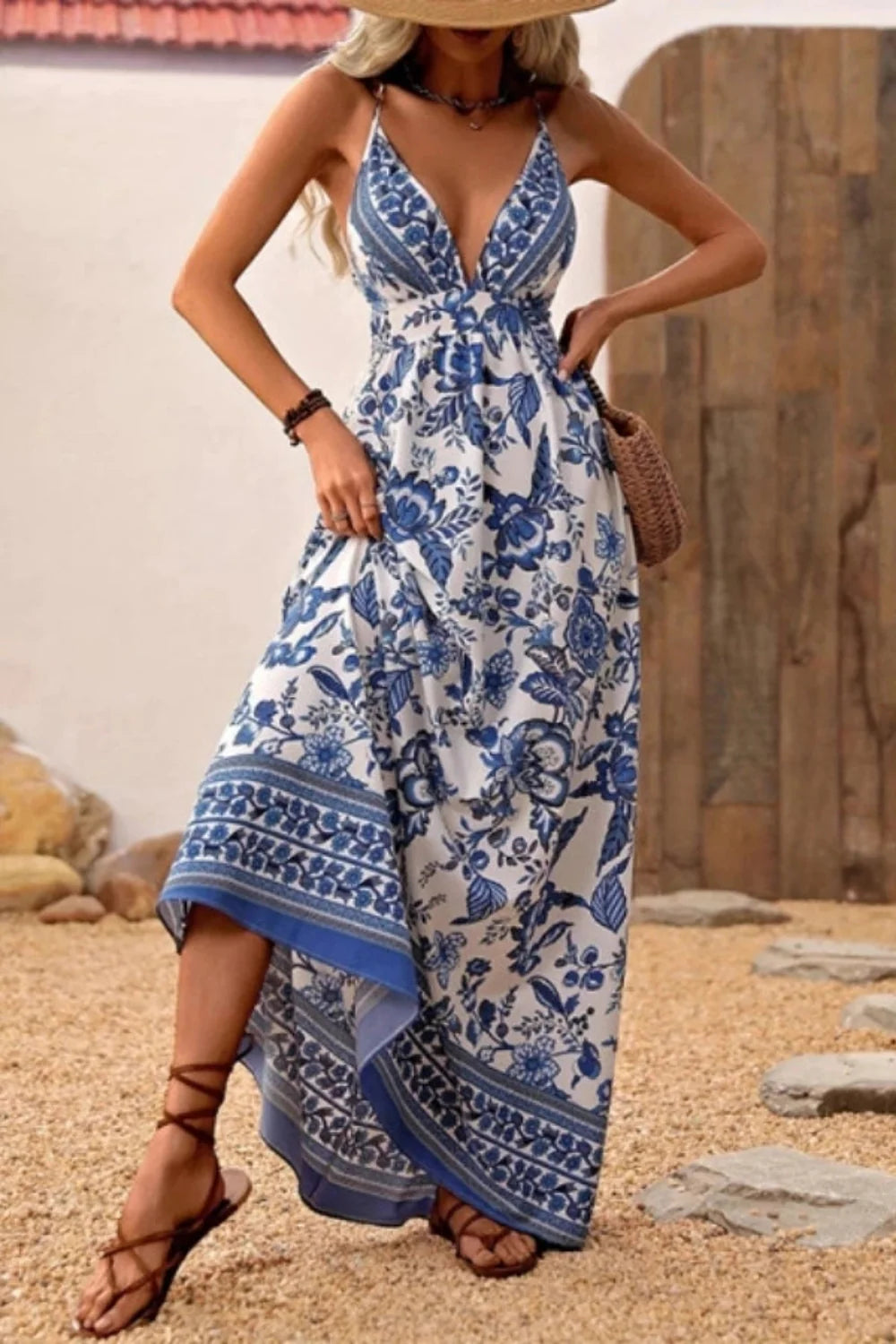 Vanessa - Floral A-Line Maxi Dress