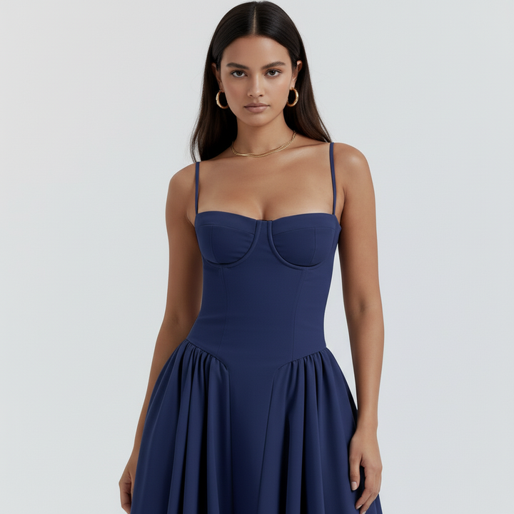 Aria Bustier Midi Dress